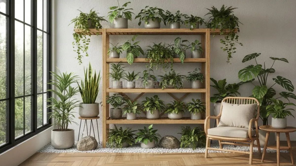 Green Corner dengan Rak Bertingkat (BTV/Ai)