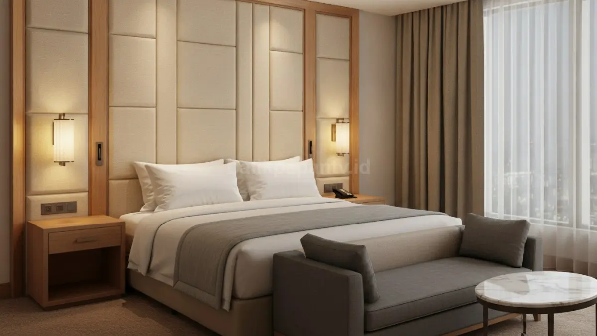 Headboard Besar Sebagai Titik Fokus (BTV/Ai)