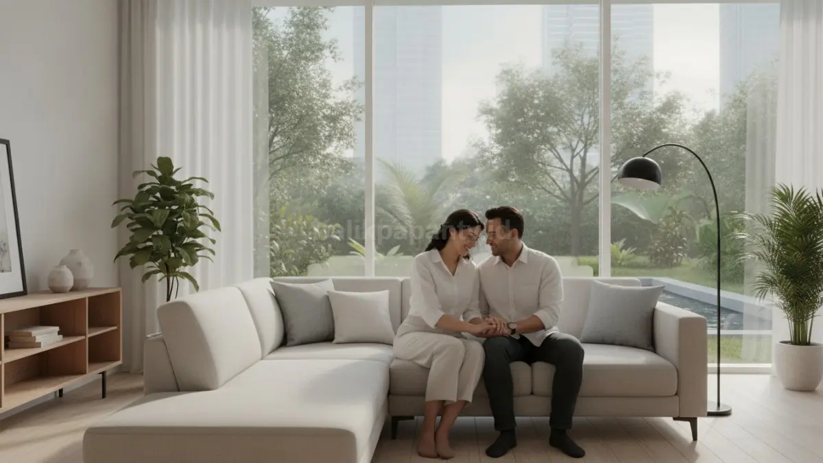 Momen kebersamaan yang mencerminkan kepercayaan dan rasa hormat dalam healthy relationship.
