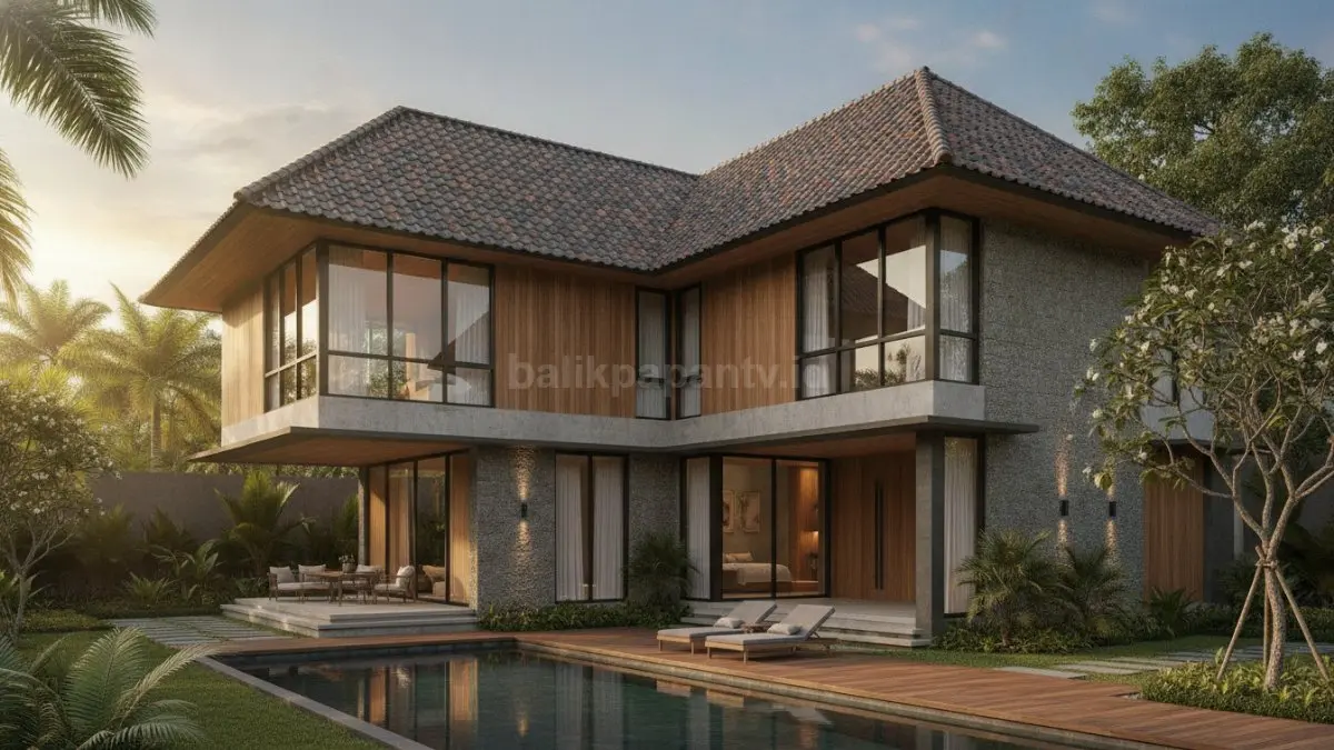 Genteng warna natural earth tone menghadirkan tampilan rumah yang elegan, hangat, dan mudah dipadukan dengan berbagai material fasad. (BTV/Ai)