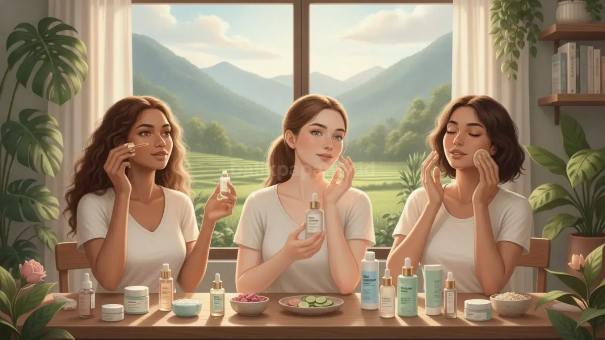 Ilustrasi Perawatan skin barrier menjadi fondasi kecantikan modern demi perlindungan, keseimbangan, dan kesehatan kulit jangka panjang. (BTV/AI)