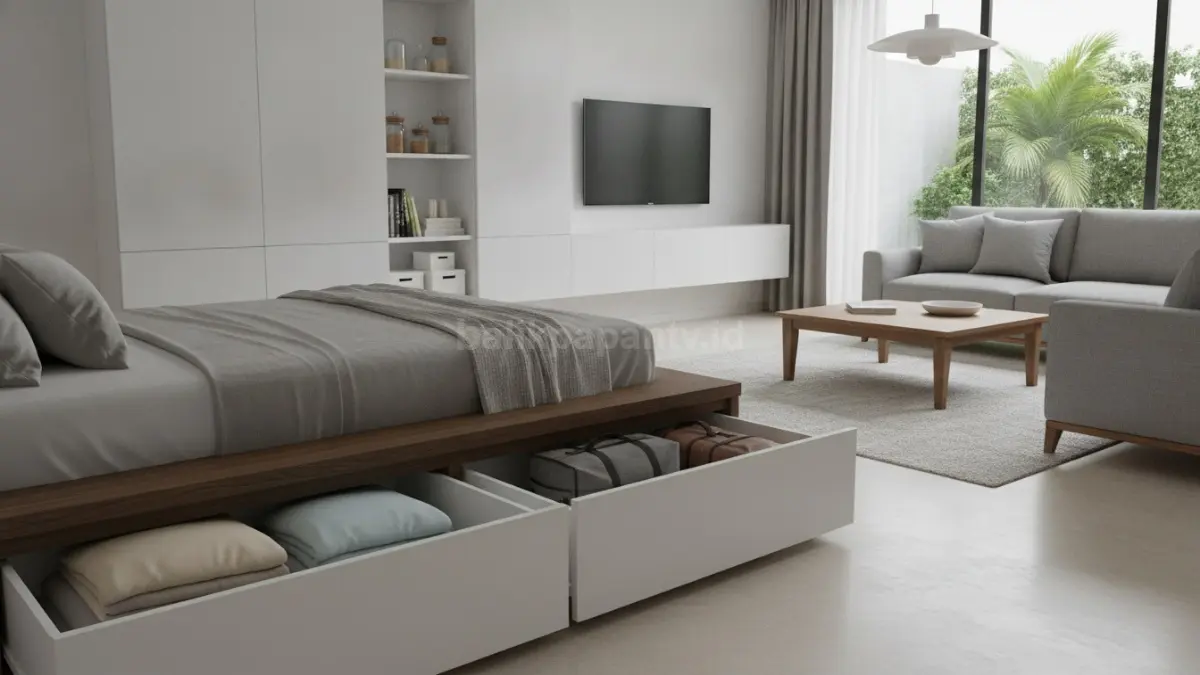 Laci Tersembunyi di Bawah Tempat Tidur (BTV/Ai)