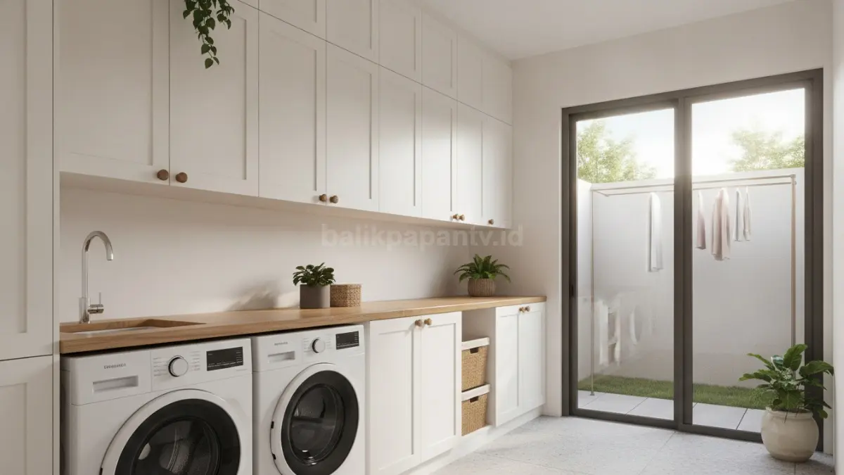 Laundry Room Terhubung dengan Area Jemur (BTV/Ai)