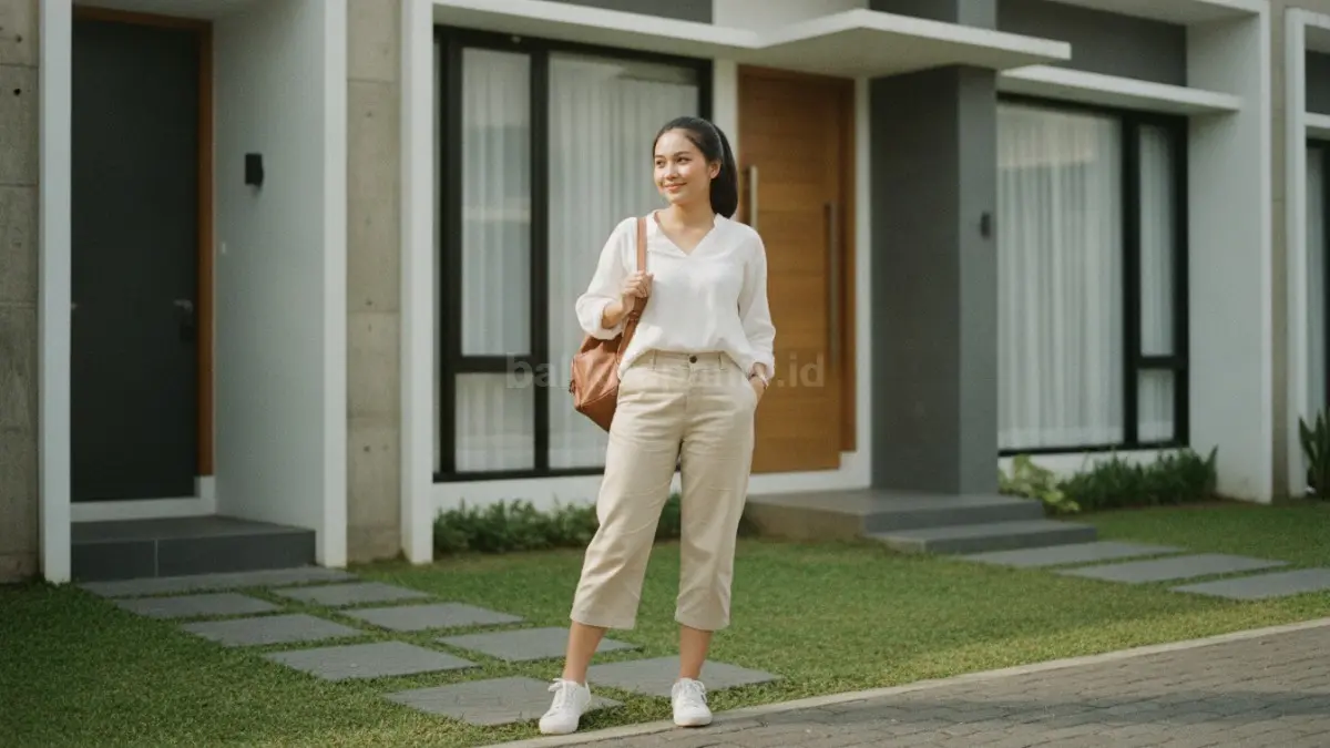 Mahasiswi menggunakan makeup natural untuk pergi kuliah dengan tampilan segar dan rapi sepanjang hari.
