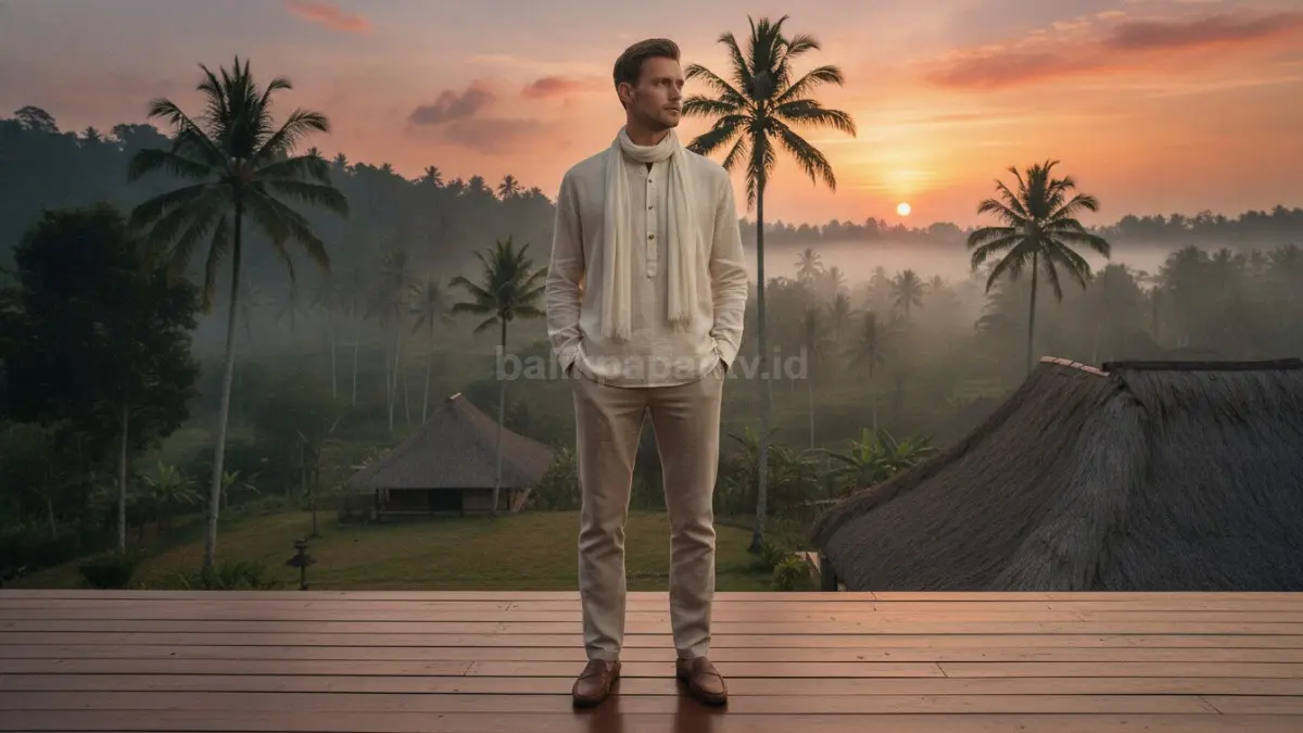Outfit krem dan beige menghadirkan kesan hangat, santai, elegan, serta mudah dipadukan.  (BTV/AI)