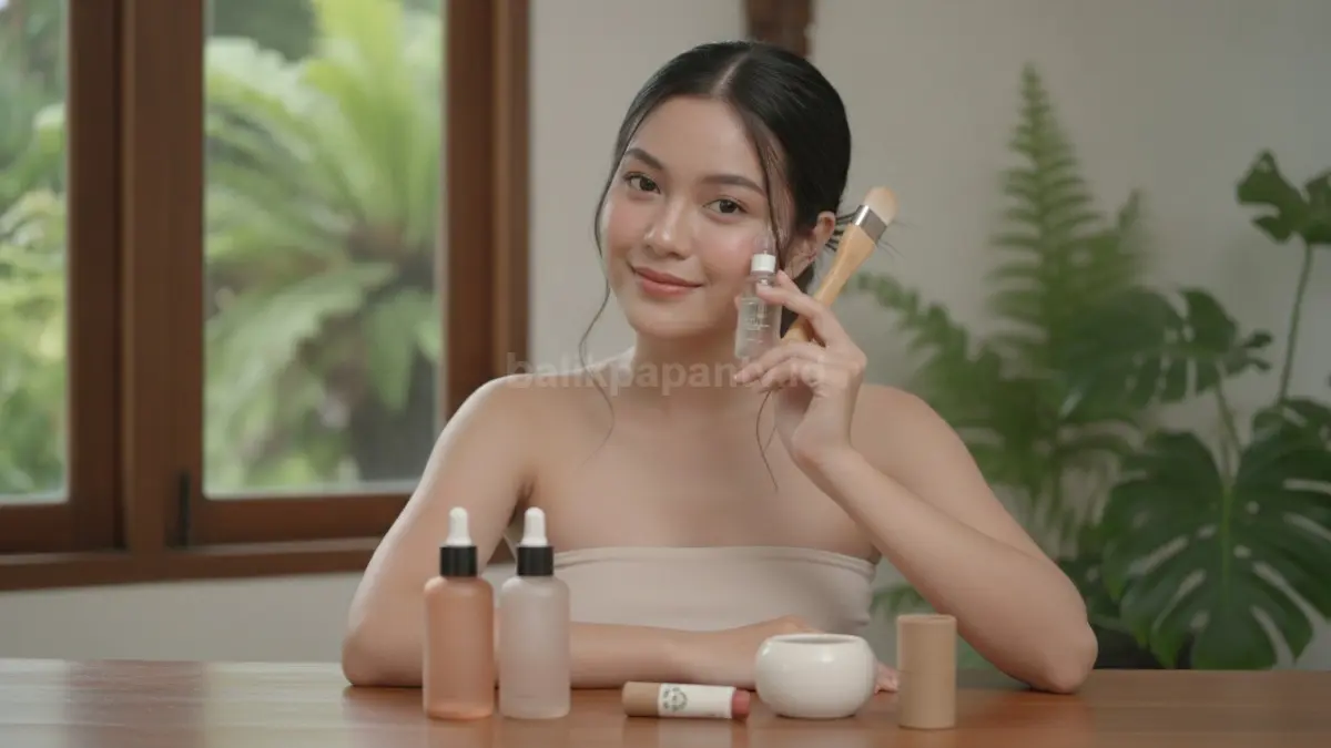 Tren beauty minimalism mengutamakan kesederhanaan dalam rutinitas perawatan dan kecantikan sehari-hari yang efektif. (BTV/AI)