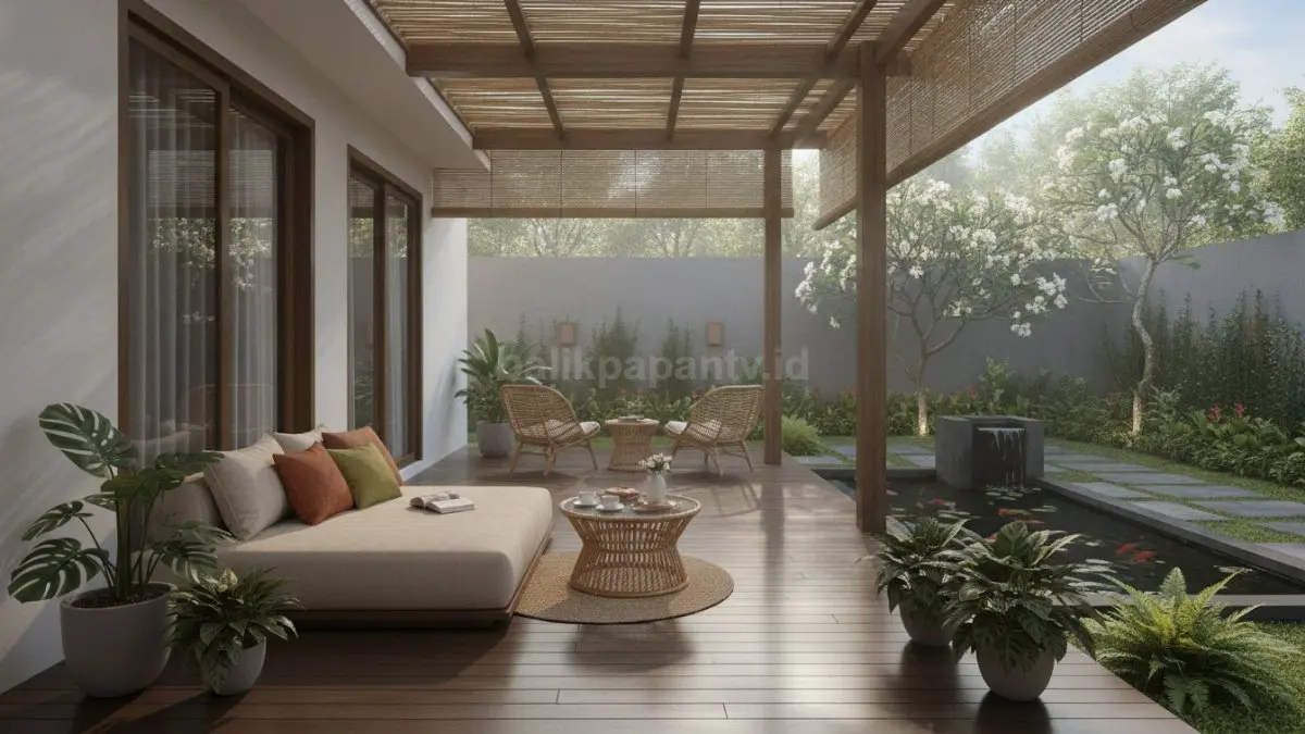 Area santai untuk menikmati udara segar dan suasana nyaman setiap hari. (BTV/Ai)