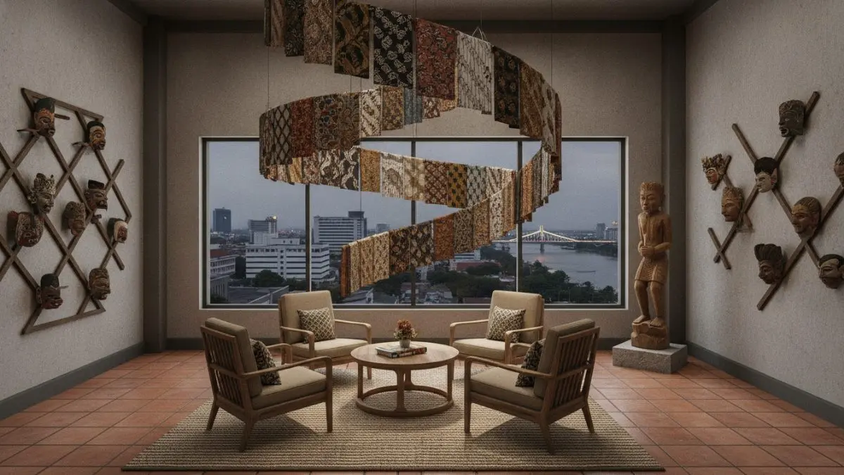 Artistic statement room menjadi ruang ekspresi seni personal melalui koleksi atau instalasi khusus. (BTV/AI)
