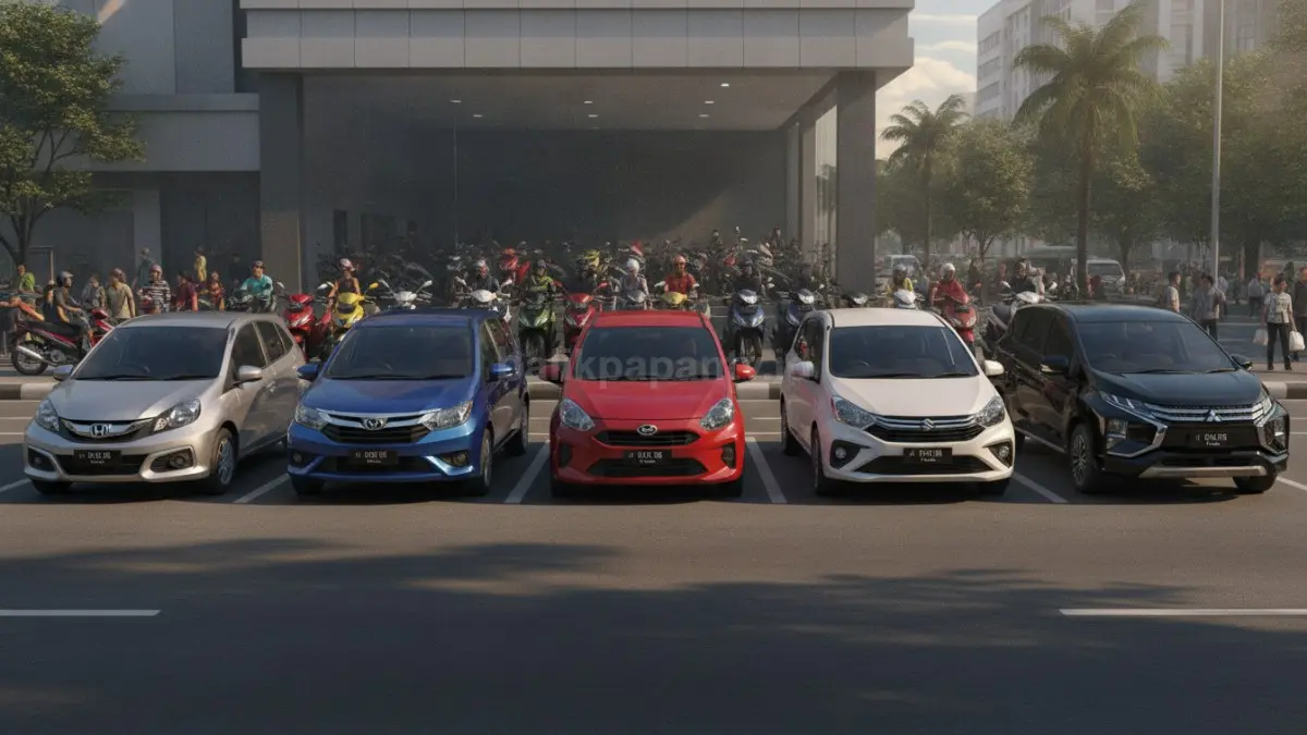 Ilustrasi: Lima mobil bekas harga setara motor baru jadi alternatif menarik kendaraan pribadi. (BTV/AI)