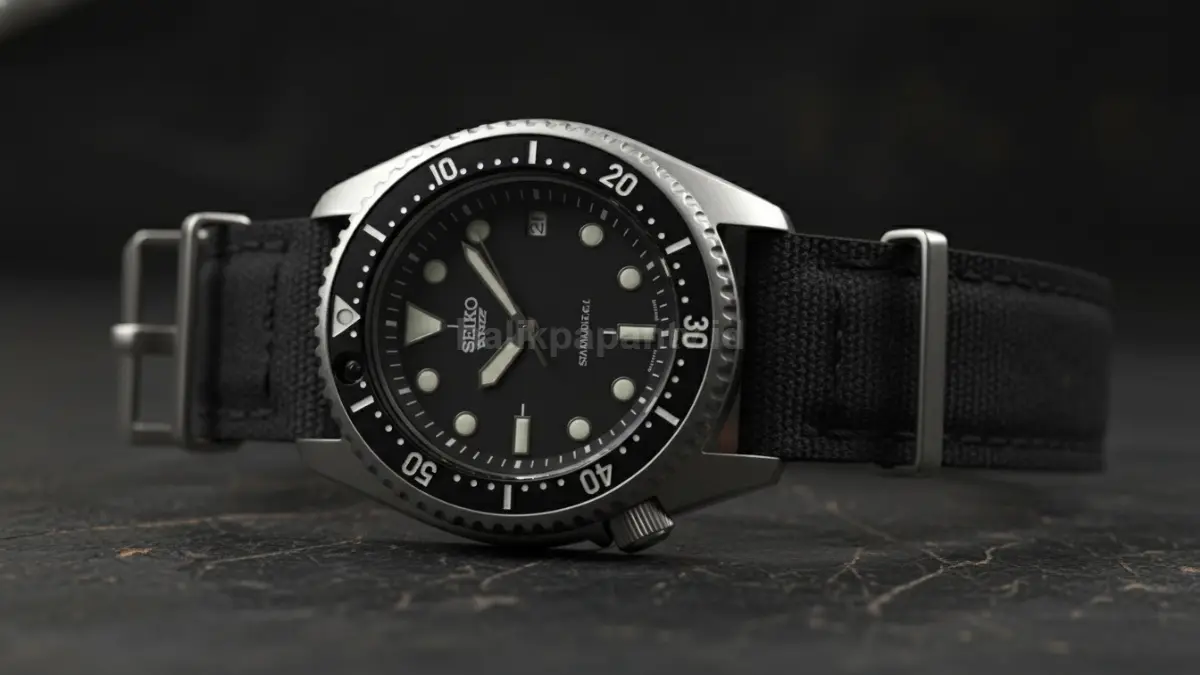 Jam tangan Seiko modifikasi CIA dengan kamera rahasia yang tersembunyi di balik bezel. (BTV/Ai)