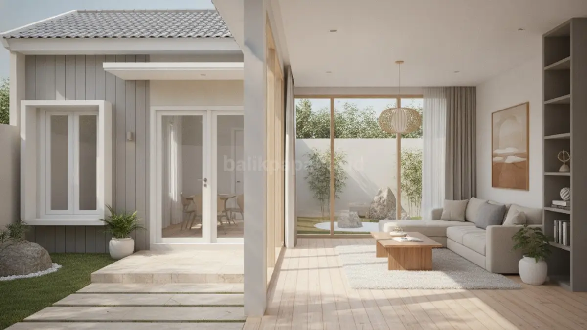 Warna earth tone menciptakan rumah yang terang, hangat, dan hemat cahaya. (BTV/Ai)