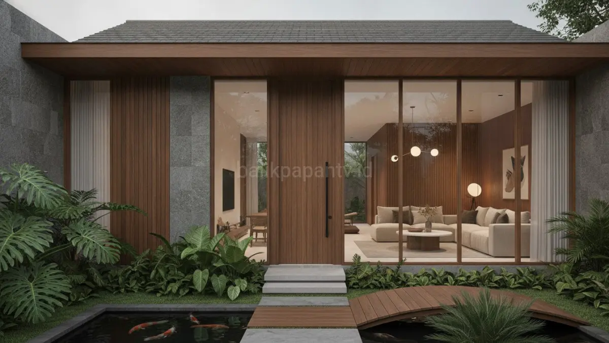 Desain luxury minimalis 2026 mengutamakan material berkualitas, kenyamanan, dan keindahan yang bertahan lama.(BTV/AI) 