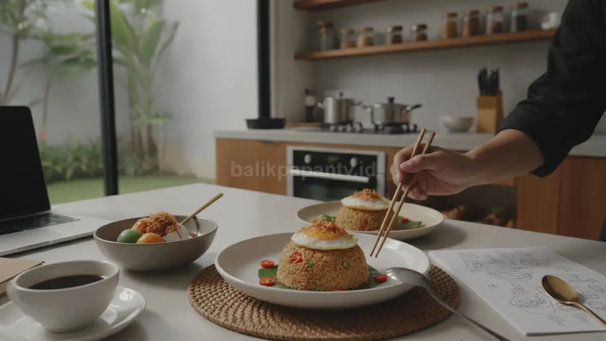 Experimental Cooking Modern menggabungkan resep tradisional dengan teknik modern untuk menciptakan inovasi rasa yang tetap berakar pada budaya lokal. (BTV/Ai)