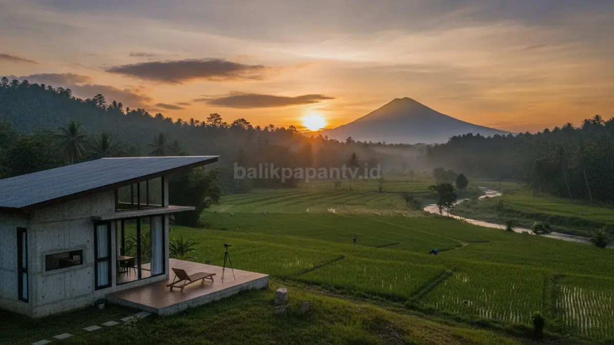 Landscape Photography Alam Terbuka mengabadikan keindahan alam dengan fokus pada komposisi langit, daratan, dan cahaya alami yang berubah. (BTV/Ai)