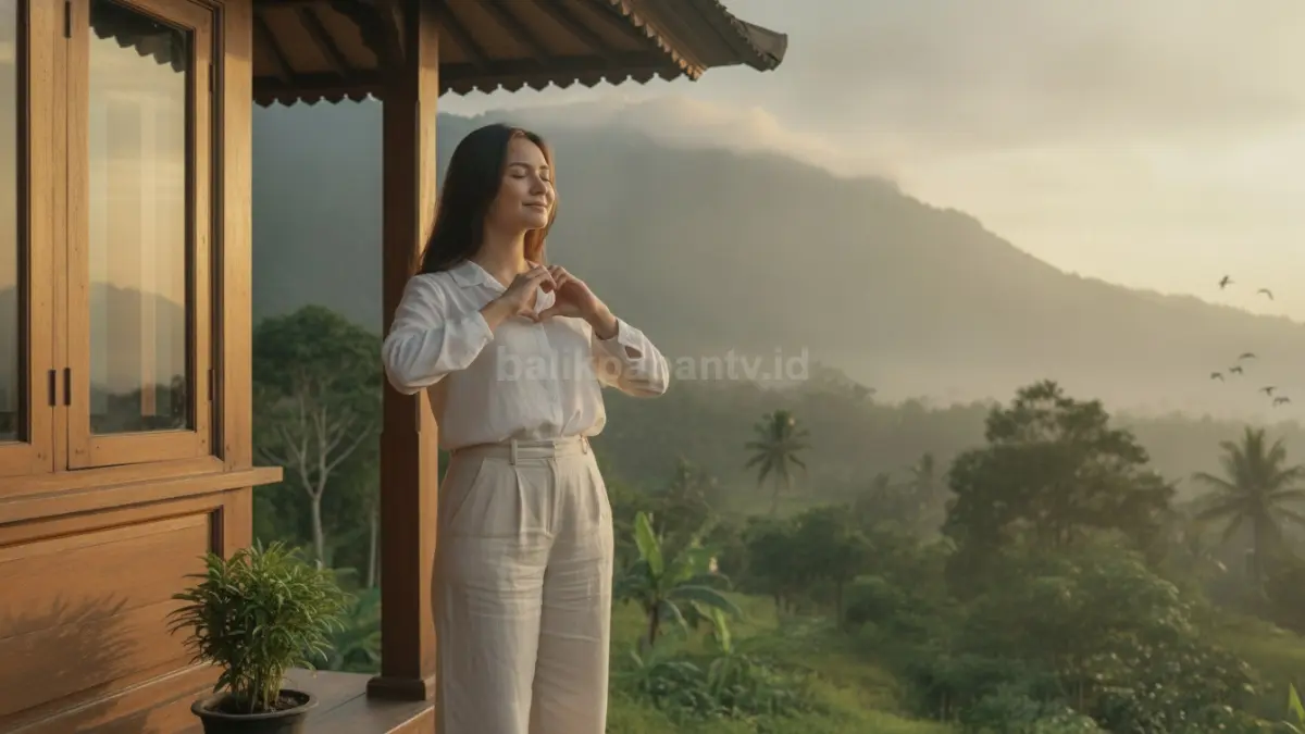 Latih positive self-talk setiap hari untuk membangun pola pikir kuat dan kepercayaan diri.  (BTV/AI)