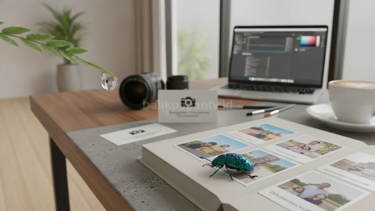 Macro Photography menangkap objek kecil dengan detail tinggi untuk menampilkan tekstur dan pola yang tidak terlihat oleh mata biasa. (BTV/Ai)