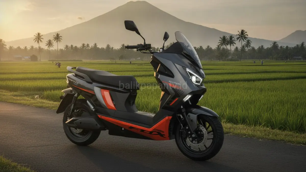 Polytron Fox 350 menawarkan kenyamanan lebih baik, fitur modern, dan performa stabil di berbagai kondisi.(BTV/AI) 
