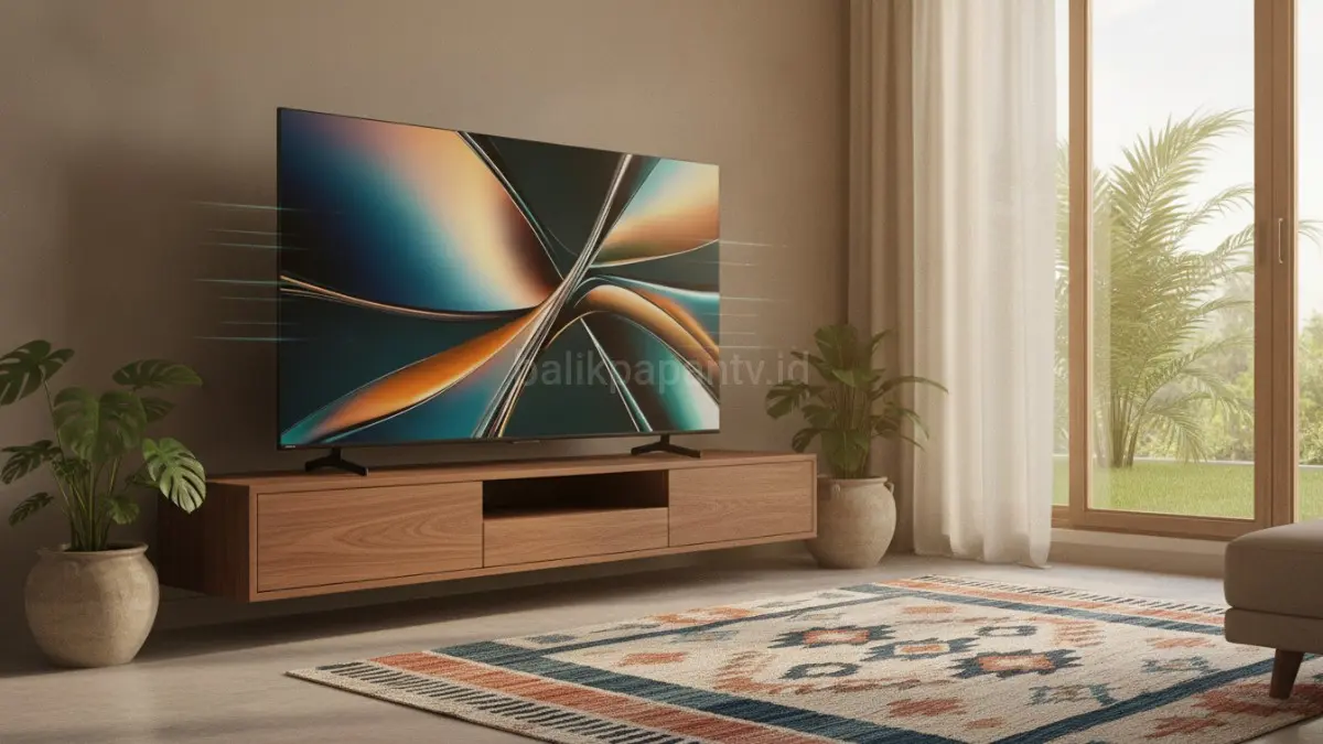 Teknologi Mini LED menghadirkan kualitas gambar premium dengan harga yang semakin terjangkau.(BTV/AI) 