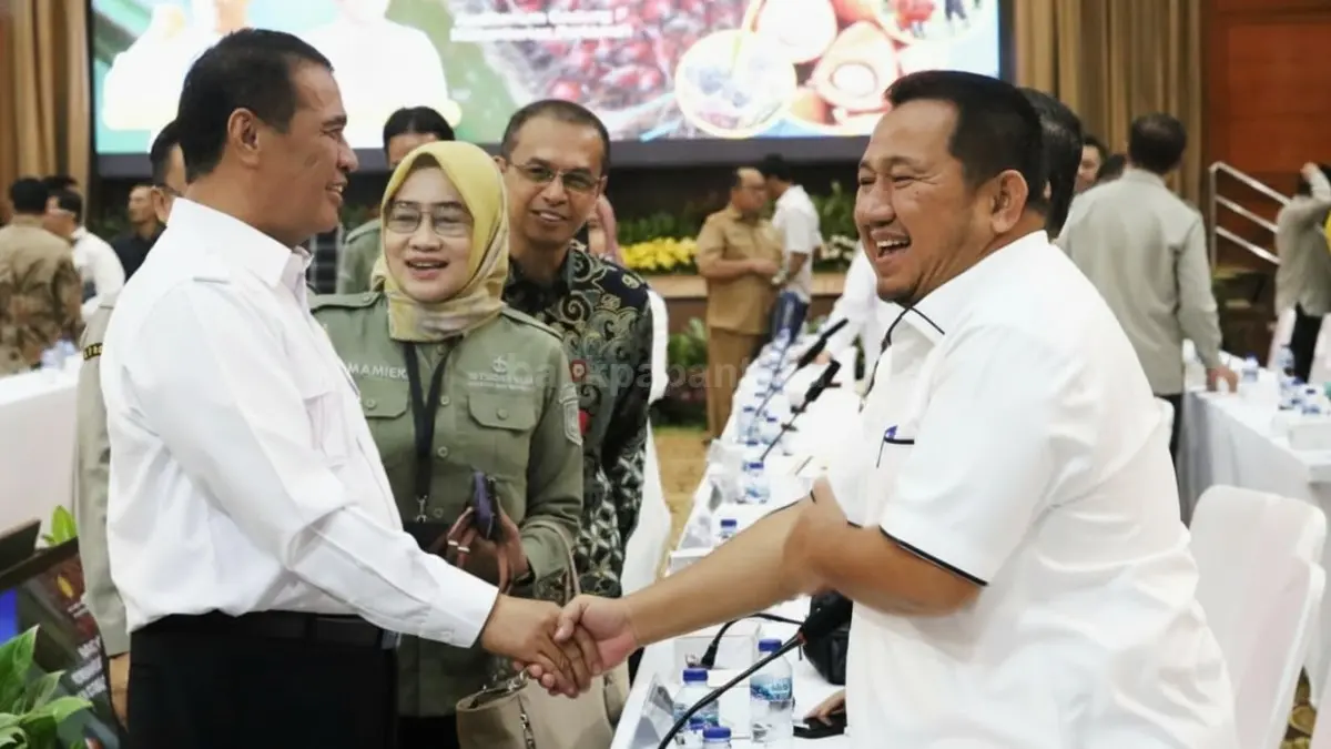 Menteri Pertanian Andi Amran Sulaiman dan Mudyat Noor Bupati PPU