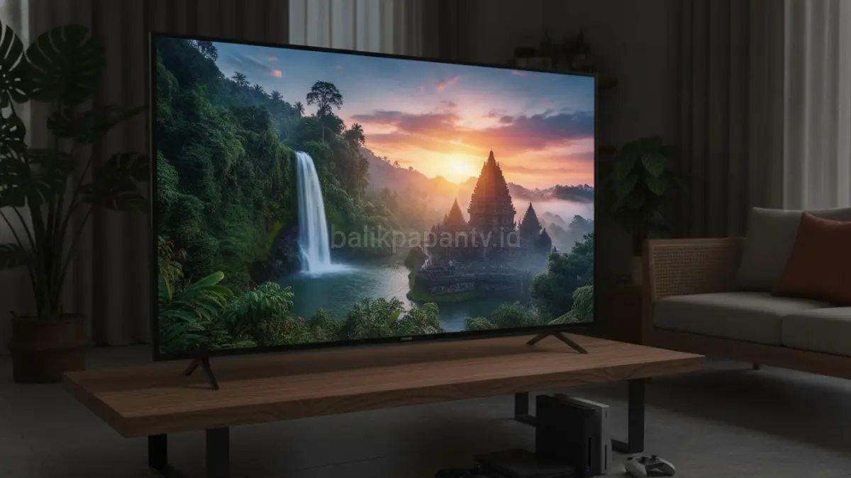 Smart TV Toshiba Z670S menawarkan Mini LED 4K 144Hz, fitur gaming lengkap, dan visual cerdas.(BTV/AI) 