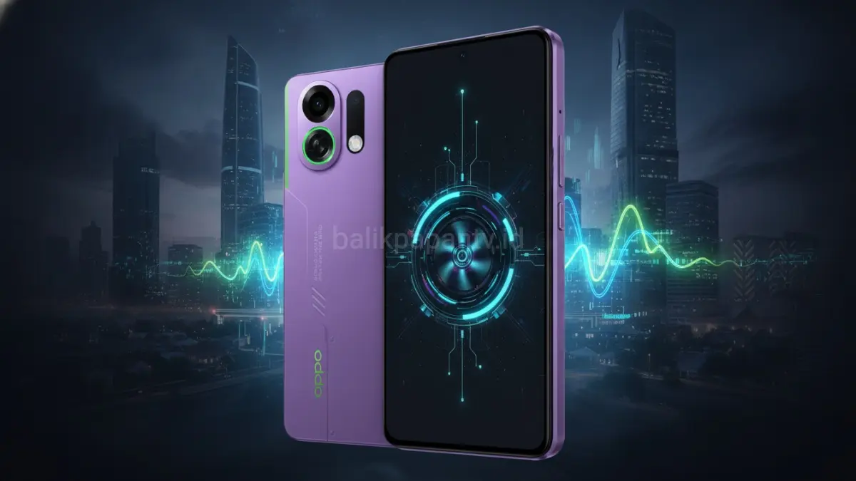 OPPO K13 Turbo Pro mengusung kipas internal, performa tinggi, dan baterai besar untuk gaming.(BTV/AI) 