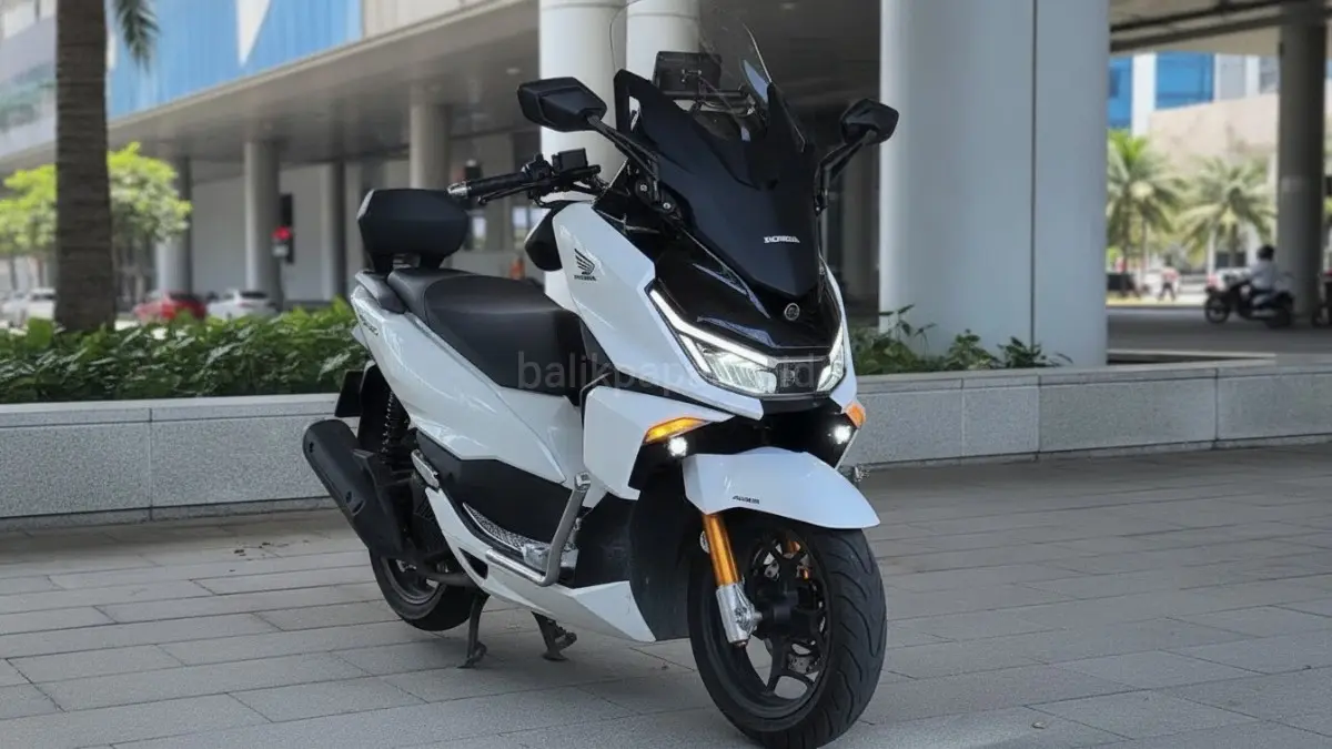 Honda Vario 160 GT mengusung desain sporty, fitur digital canggih, dan teknologi modern untuk aktivitas sehari-hari.(BTV/AI) 