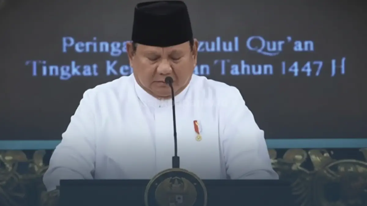 Prabowo menilai kritik sebagai bagian penting demokrasi dan bahan evaluasi pemerintahan. (BTV/AI)