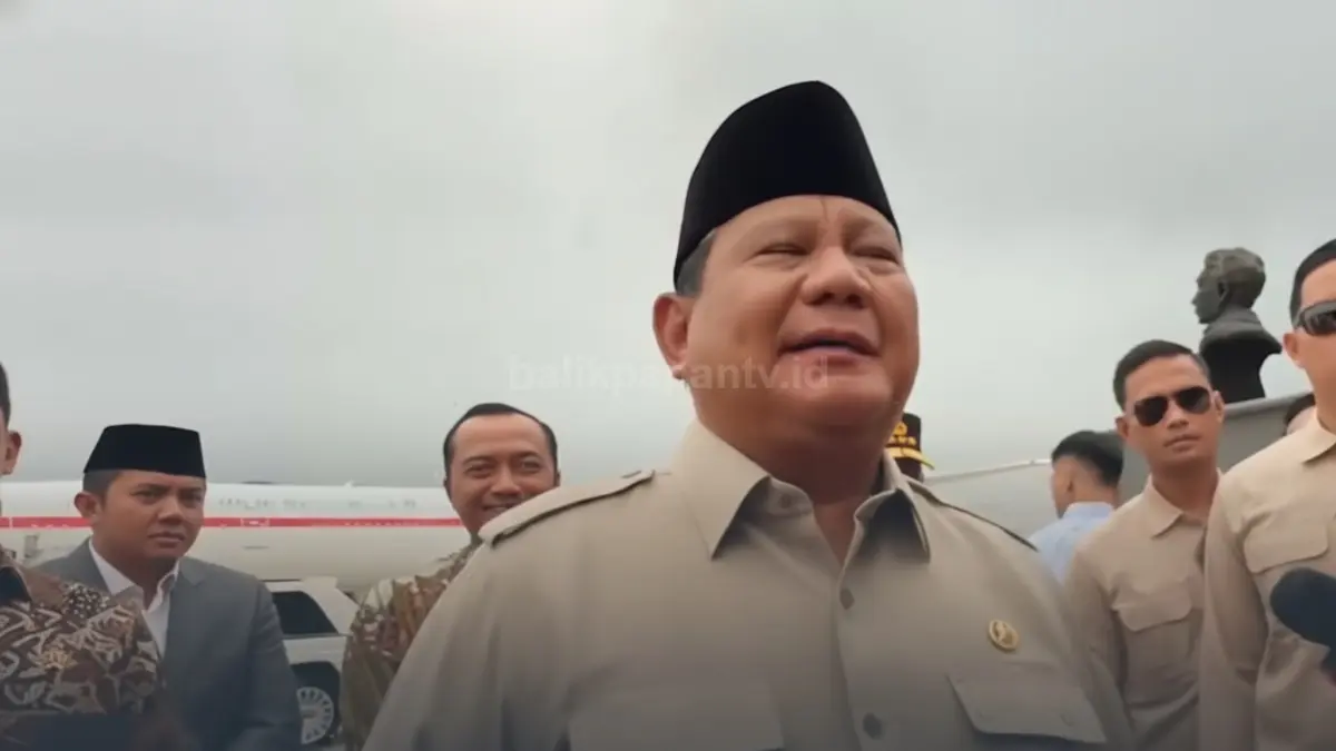 Presiden Prabowo Subianto menegaskan keterbukaan terhadap kritik dan komitmen menjaga demokrasi Indonesia. (BTV/AI)