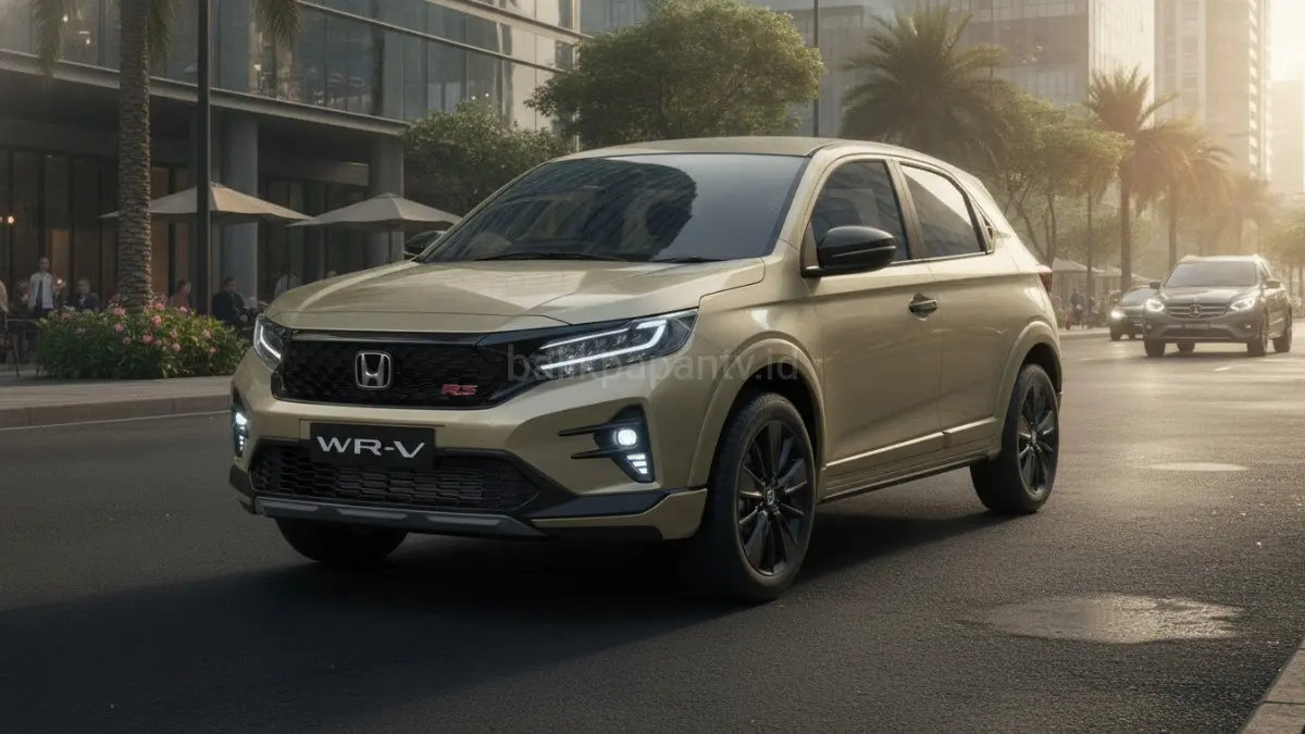 Honda WR-V 2026 hadir dengan desain segar, fitur terbaru, dan harga yang semakin kompetitif.(BTV/AI) 