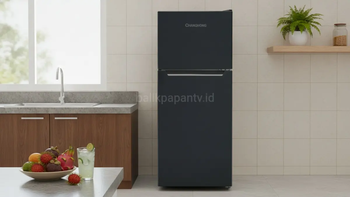 Kulkas Changhong FTM285 NIB menawarkan fitur fleksibel, teknologi inverter ganda, dan efisiensi energi.(BTV/AI) 