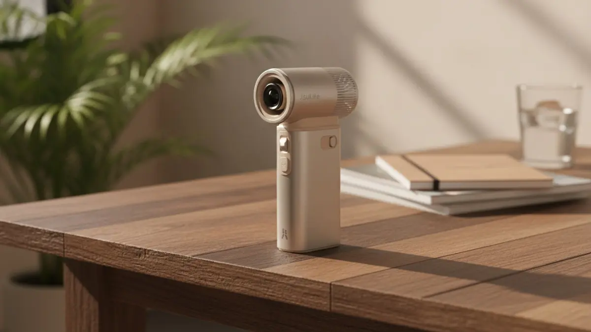 JisuLife Ultra 2 kipas portable multifungsi dengan desain aluminium alloy modern. (BTV/AI)
