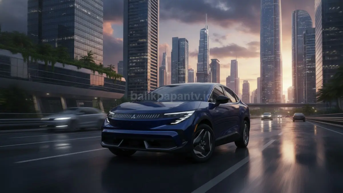 Mitsubishi Eclipse Sportback EV tampil sebagai SUV listrik baru yang disiapkan menghadapi persaingan mobil listrik global. (BTV/Ai)