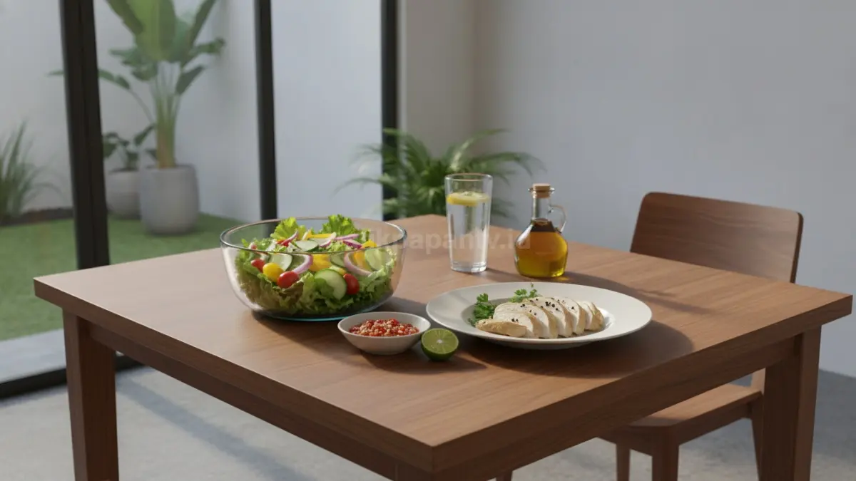 Penyajian makanan berbahan segar dengan proses minimal untuk menjaga nutrisi alami tetap utuh (BTV/Ai)
