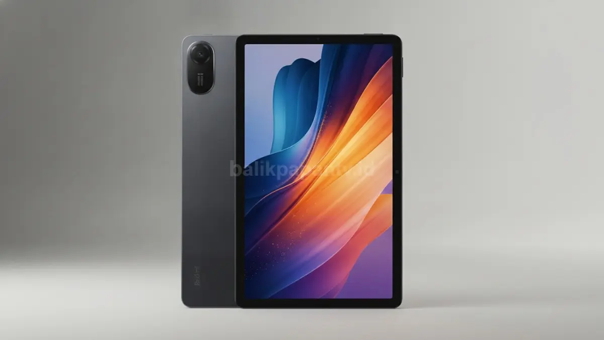 Redmi Pad 2 dengan layar 2,5K menampilkan konten multimedia tajam dan detail. (BTV/Ai)