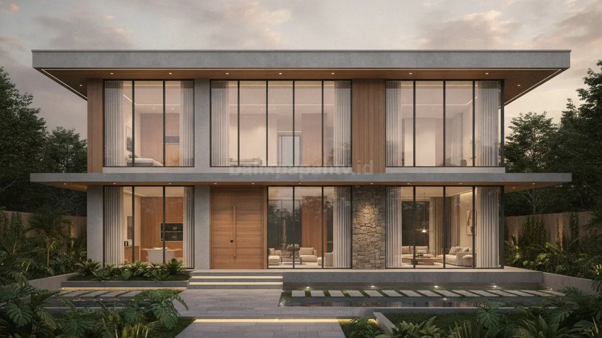 Rumah dengan jendela besar hemat energi memaksimalkan cahaya alami sekaligus menjaga kenyamanan suhu dalam ruangan (BTV/Ai).
