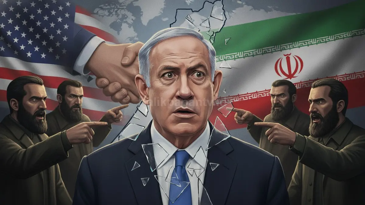 Benjamin Netanyahu menjadi sorotan setelah analis Israel mengkritik posisinya terkait kesepakatan AS-Iran.