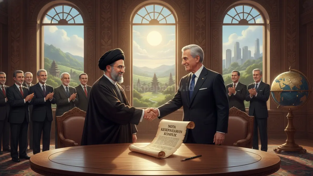 Mojtaba Khamenei menyampaikan pernyataan terkait kesepakatan damai Iran dan Amerika Serikat menjelang peresmian di Jenewa.