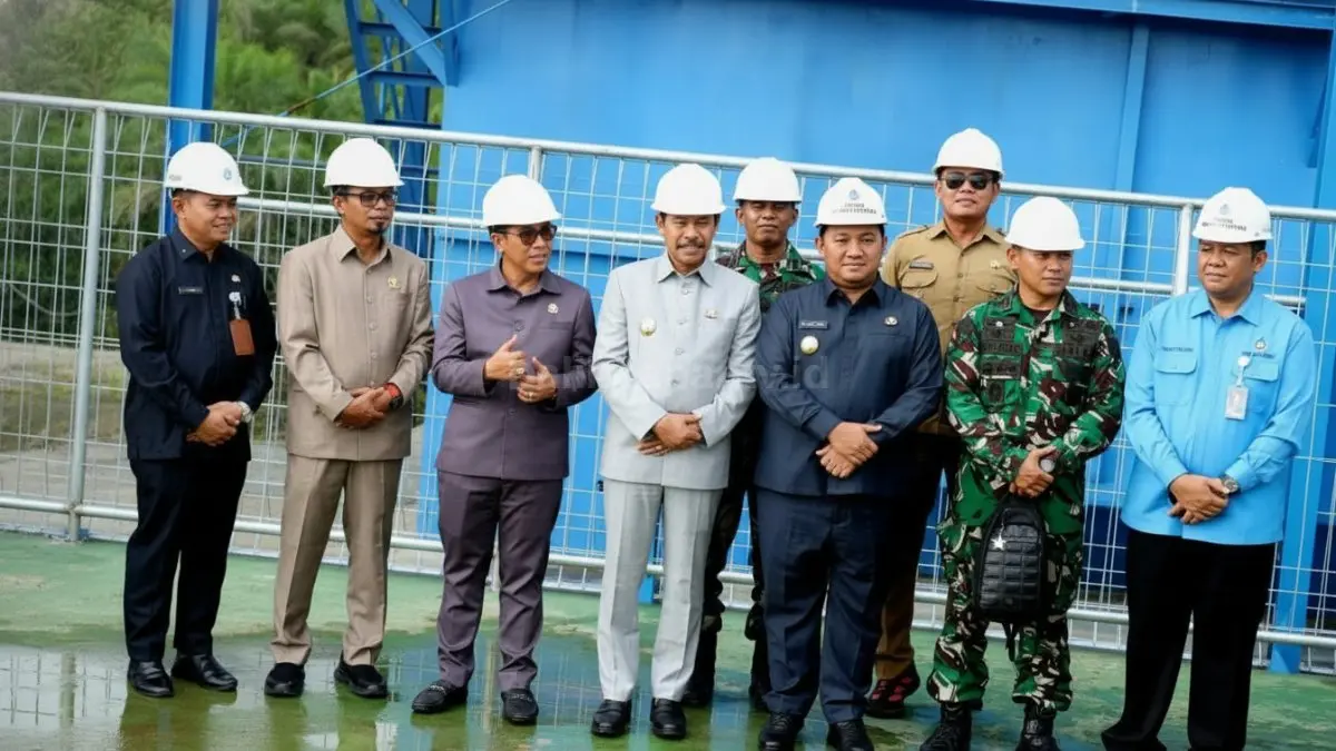 Peresmian peningkatan kapasitas IPA Waru di PPU untuk memperluas layanan air bersih bagi masyarakat.