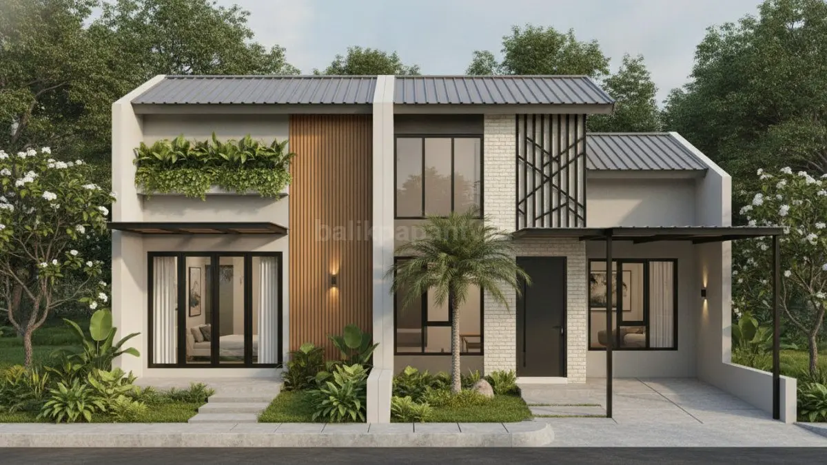 Rumah tipe 36 dan 45 menawarkan hunian fungsional dengan ukuran compact yang tetap nyaman untuk kebutuhan keluarga inti. (BTV/Ai)
