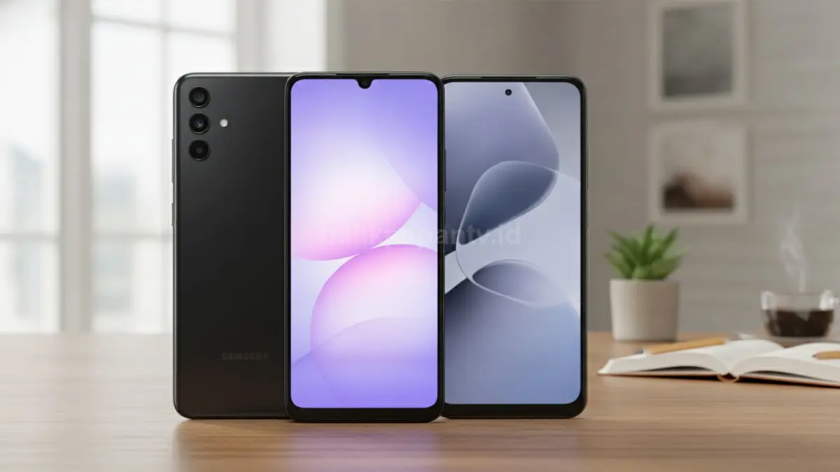 Samsung Galaxy A07 dan Infinix Hot 60i menjadi pilihan menarik untuk performa harian. (BTV/Ai)