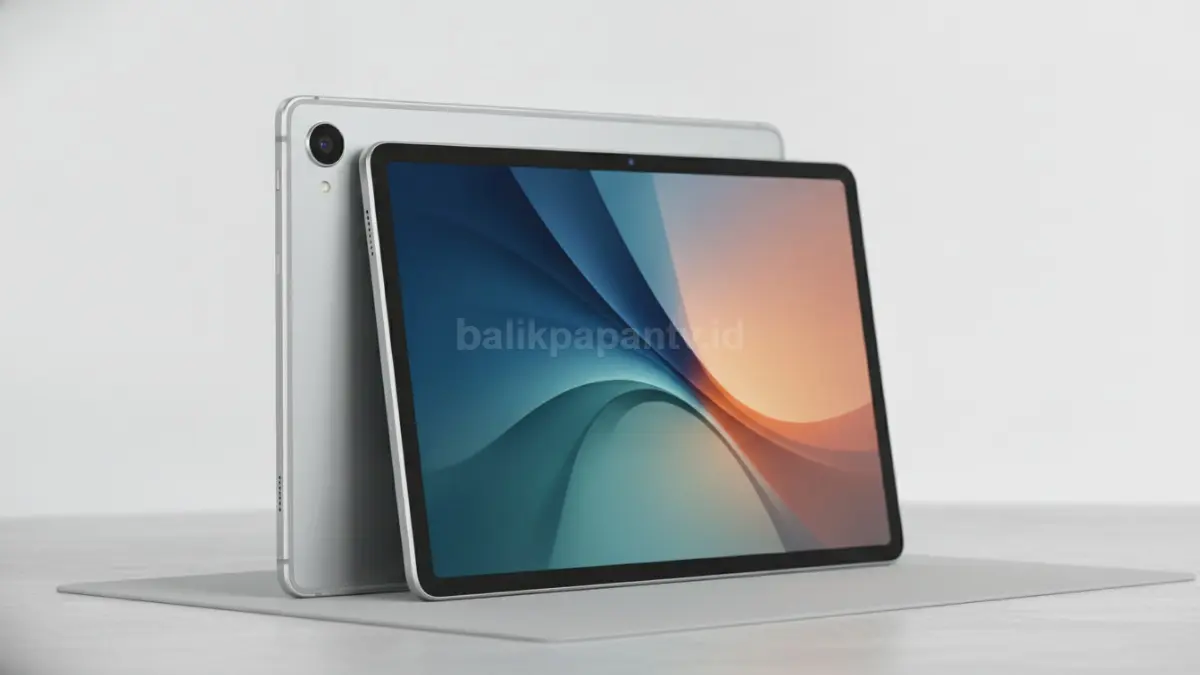 Moto Pad 60 Lite dengan desain metal premium dan layar Full HD untuk kebutuhan multimedia. (BTV/Ai)