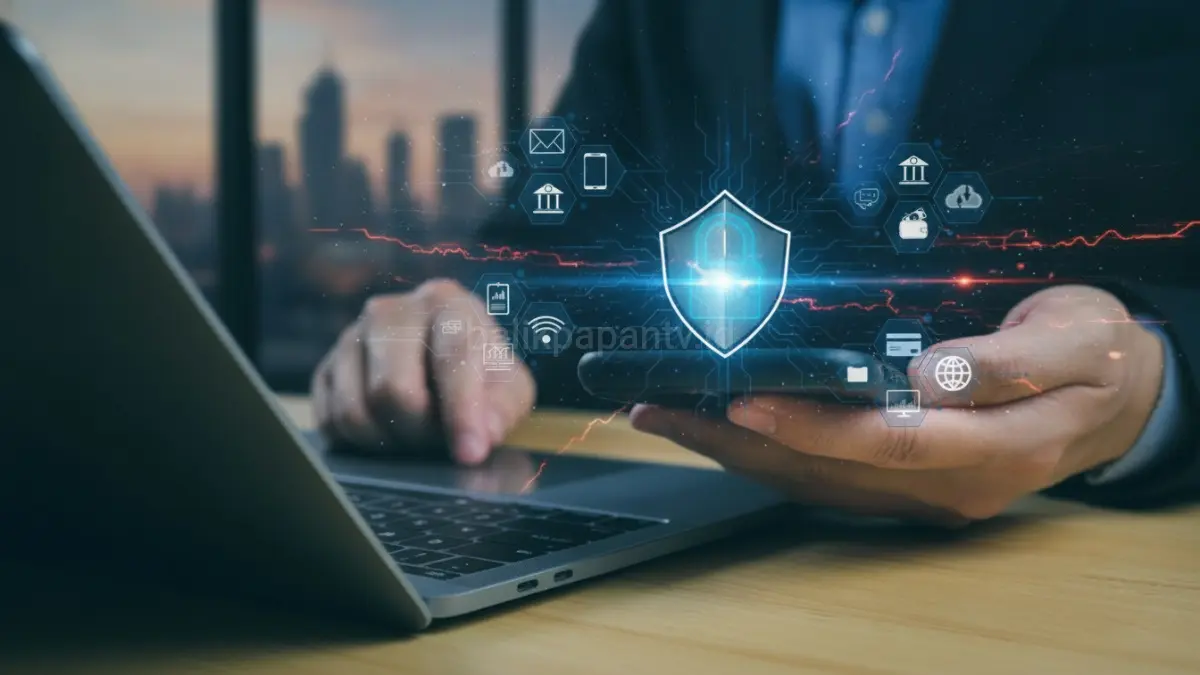 Peran keamanan data keuangan semakin krusial dalam menghadapi ancaman siber global modern yang terus berkembang dan menargetkan individu, perusahaan, hingga lembaga keuangan.(BTV/AI) 
