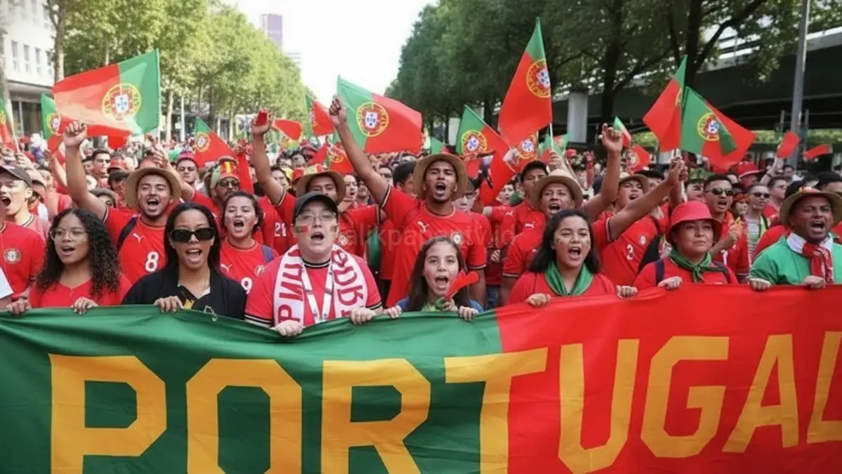 Dua Fan Walk Piala Dunia 2026 siap meramaikan Houston pada Selasa pagi, menghadirkan semangat suporter, parade warna-warni, dan atmosfer sepak bola yang semakin semarak menjelang pertandingan.(BTV/AI) 