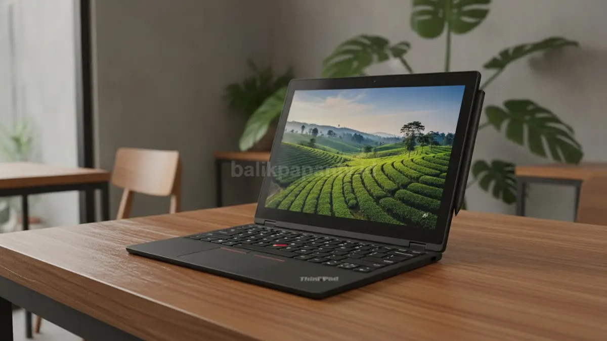 Lenovo ThinkPad X1 Tablet Gen 3 dengan layar 3K dan desain detachable sebagai solusi laptop premium terjangkau. (BTV/Ai)