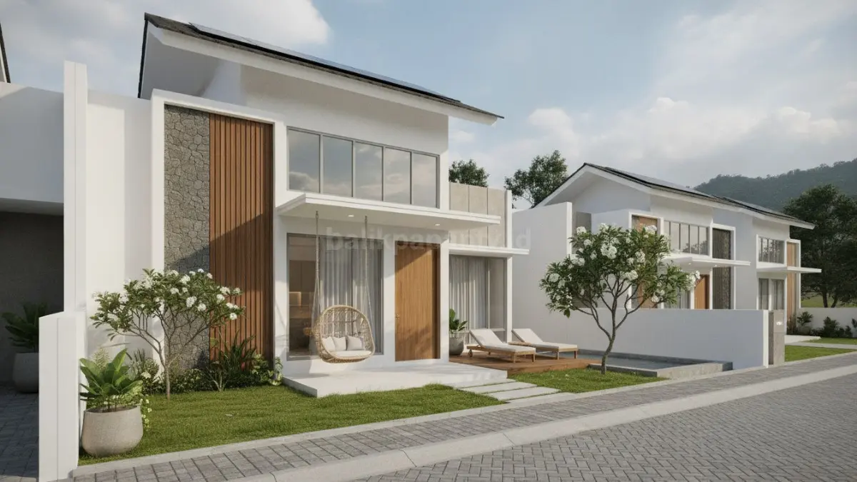 Model rumah terbaru dengan pencahayaan alami, ruang fleksibel, dan desain modern yang nyaman dihuni. (BTV/Ai)