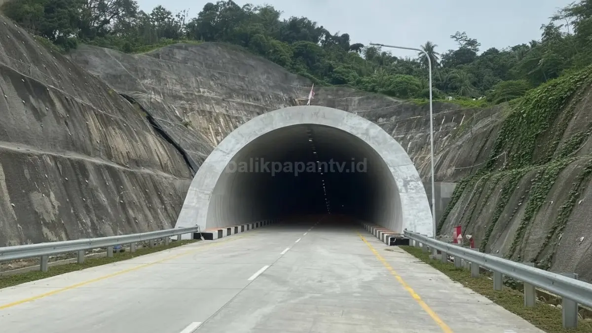 Terowongan Samarinda yang telah rampung menunggu proses uji kelayakan sebelum resmi digunakan masyarakat.