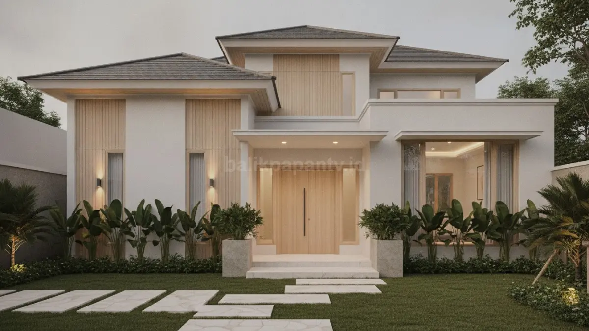 Warna netral elegan memberikan kesan mewah, hangat, dan timeless pada desain hunian modern. (BTV/Ai)
