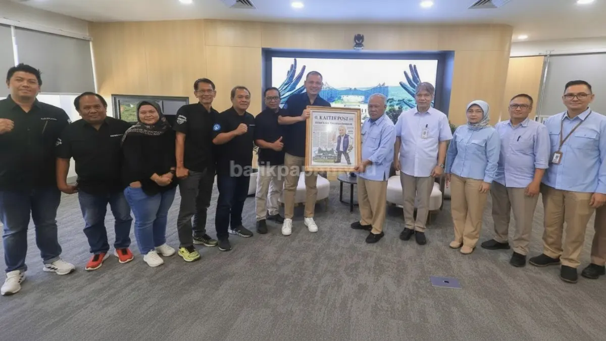 Basuki Hadimuljono saat menerima audiensi Kaltim Post Grup dan membahas dukungan media di IKN.