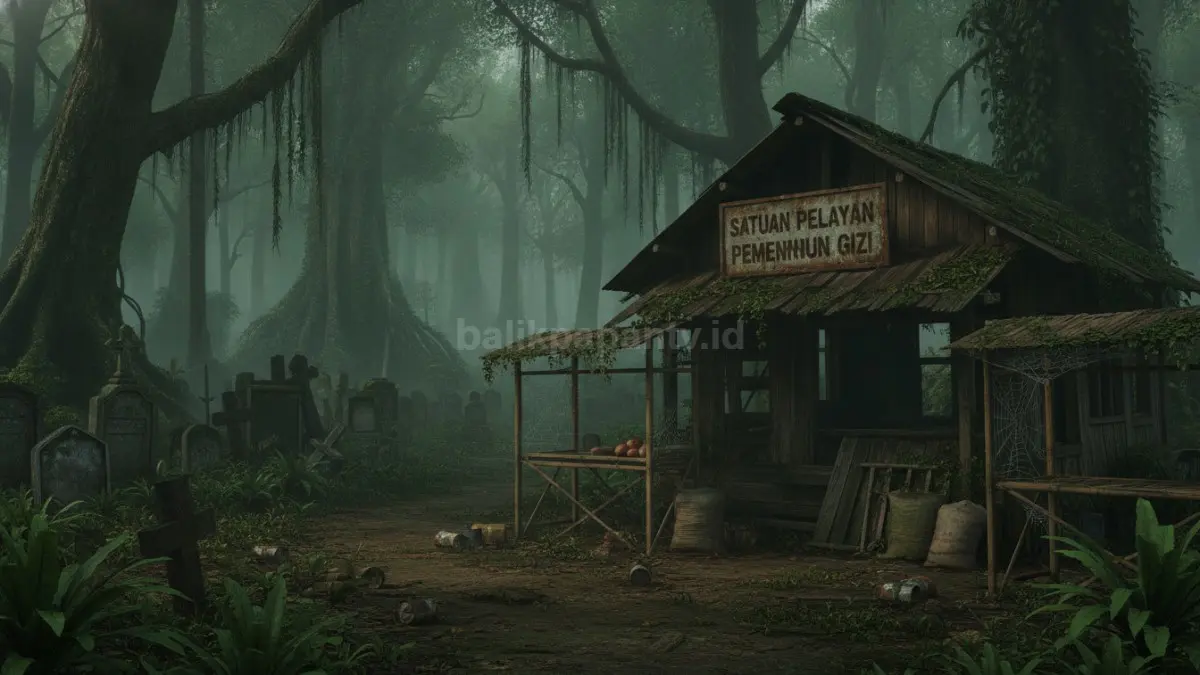 Ilustrasi lokasi SPPG Tercatat di Hutan dan Pemakaman