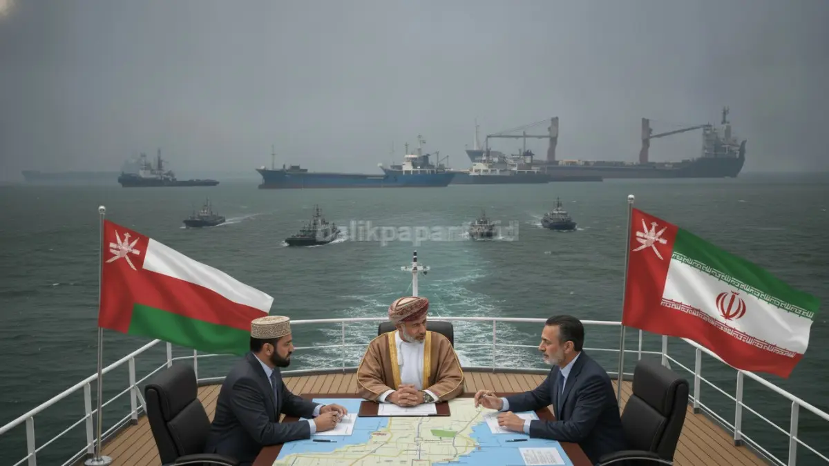 Pertemuan diplomatik Oman dan Iran di Muscat membahas pengelolaan Selat Hormuz